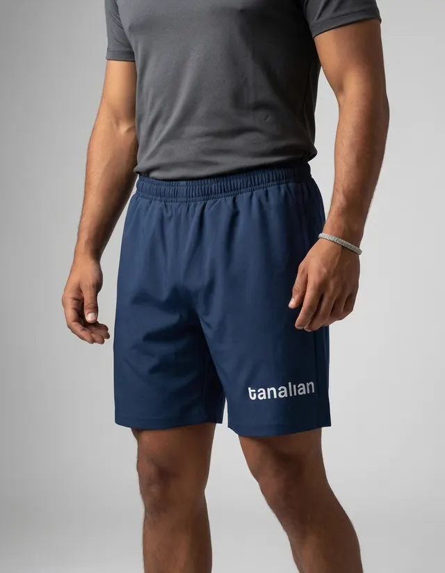 Shorts Deportivos — color Azul, toma 04